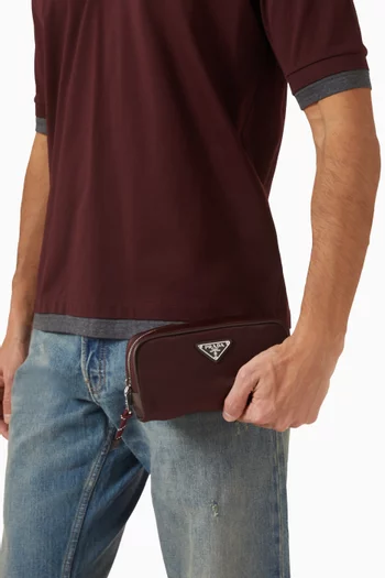 Speedrock Pouch in Re-Nylon & Leather