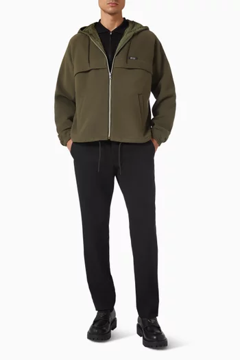 Hooded Blouson Jacket