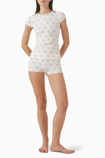 Pointelle Baby Tee & Short Set