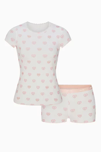 Pointelle Baby Tee & Short Set