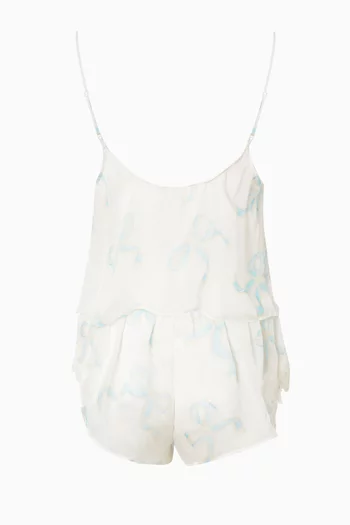 طقم كاميسول وشورت رومانس