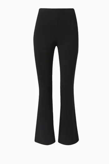 بنطال إسنشال بخصر مرتفع وساق واسعة وقصة قصيرة 