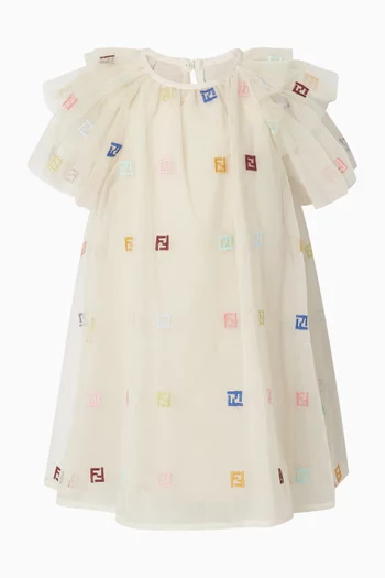 فستان تول بشعار FF 