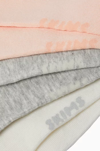 Textured Socks, Set of 3