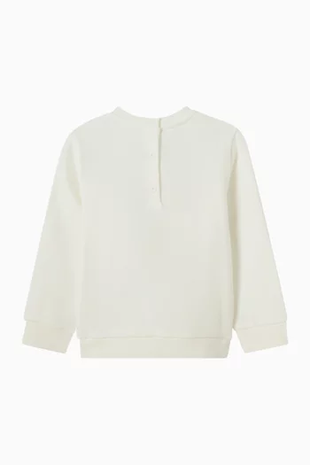 سويت شيرت مزين بنقشة