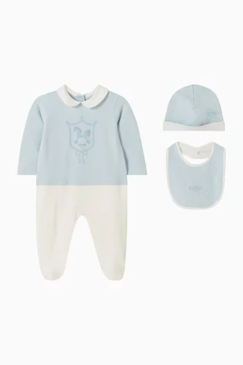 Horse Logo Set in Jersey