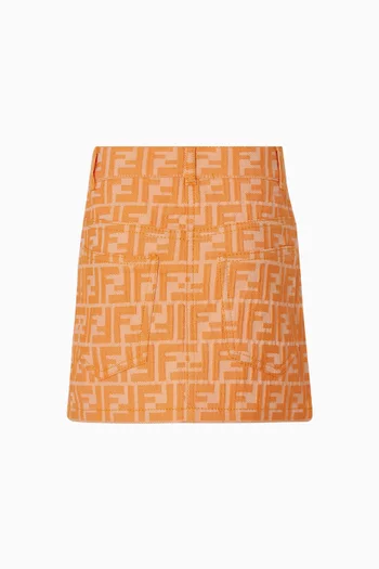 All-over Logo-print Skirt