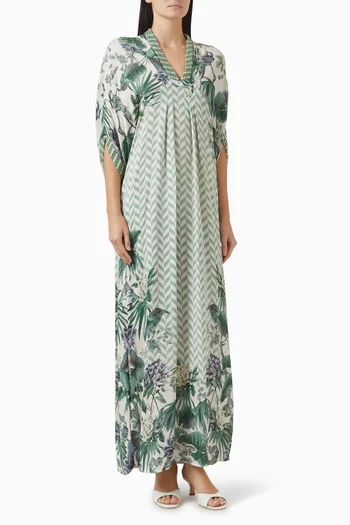 قفطان مزين بنقشة