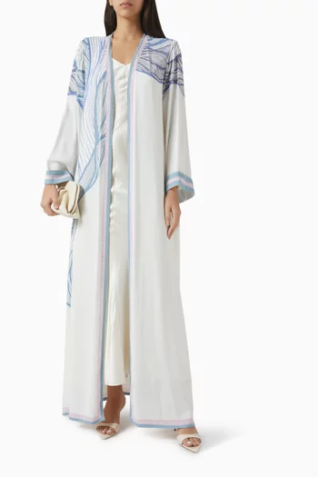 Printed Abaya