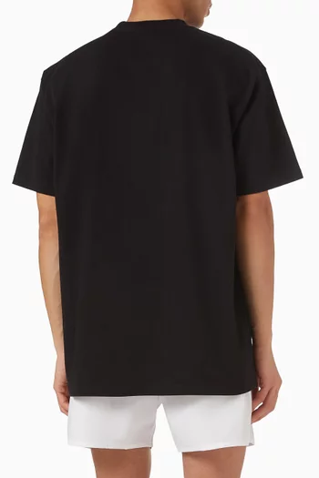 تي شيرت بقصة فضفاضة قطن عضوي