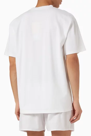 تي شيرت بقصة فضفاضة قطن عضوي