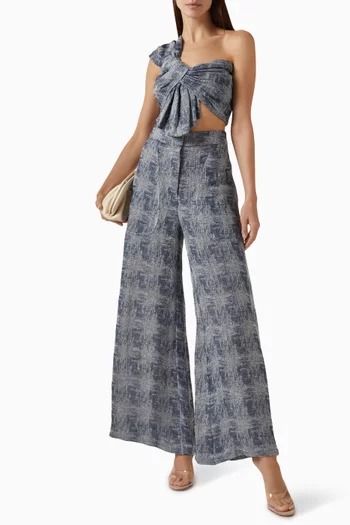 بلوزة ايدن بفتحة رقبة بكتف مكشوف