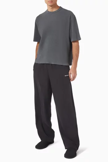 تي شيرت بارز الملمس قطن 220 غرام لكل متر مربع