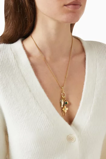 Buona Fortuna Charm Pendant Necklace