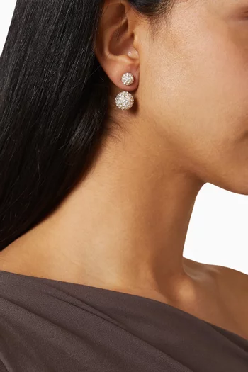 The Floating Spark Earrings in Gold-tone Brass