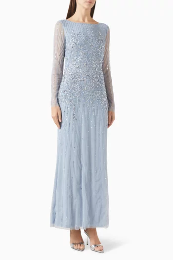 Sequin-embellished Gown