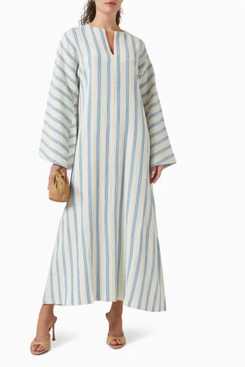 Finn Striped Tunic in Crinkled Cotton