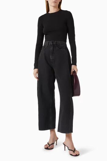 تي شيرت بأكمام طويلة قطن مطاطي للغاية