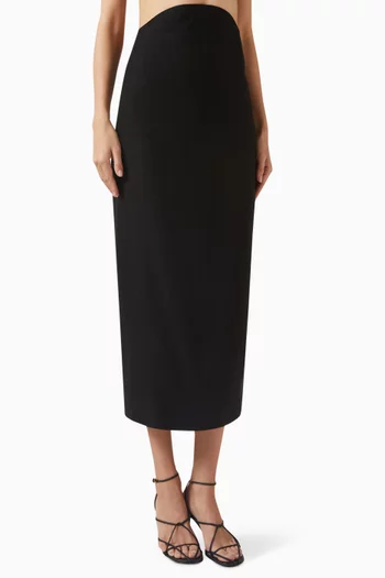 Straight Midi Skirt