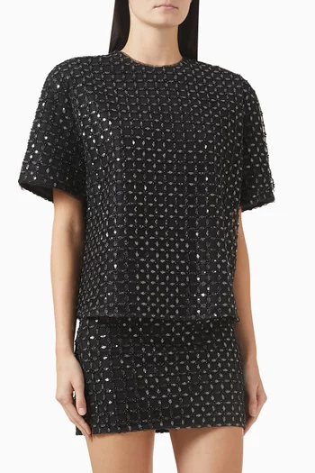 Sequin-embellished Top