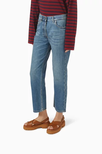 Chunky Sandals in Leather