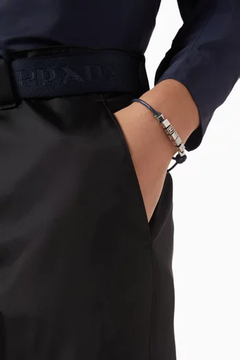 Logo Bracelet in Leather