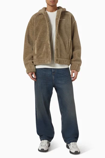 Wordmark Work Jacket in  Sherpa
