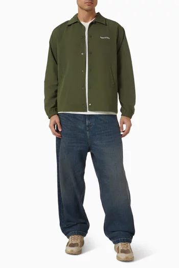 Wordmark Coach Jacket in Nylon