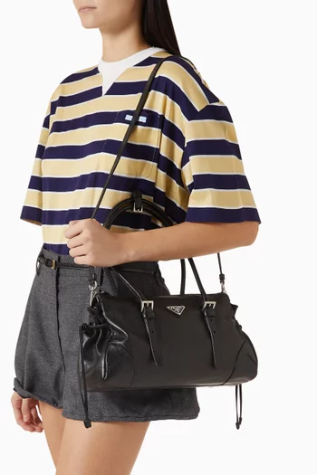 Medium Prada Bonnie Tote Bag in Leather