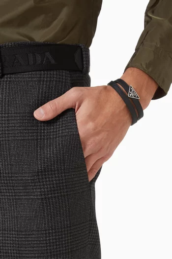 سوار بحلية شعار الماركة جلد سافيانو