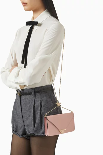 Mini Saffiano leather bag