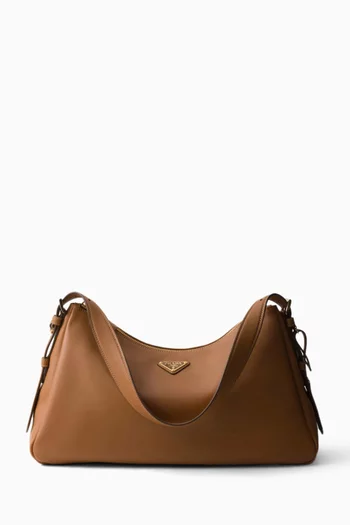 Large Aimée Shoulder Bag in Leather