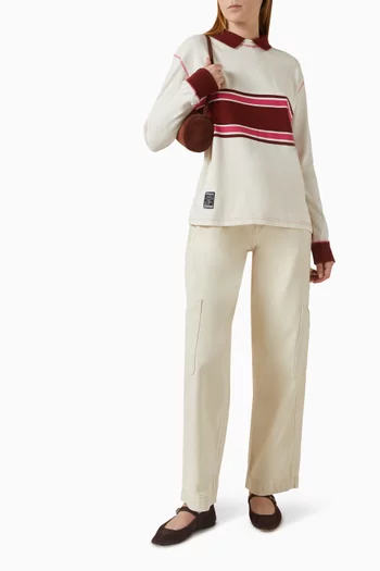 قميص رغبي أولينا بخطوط