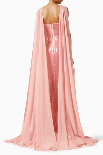 Sequin-embellished Gown