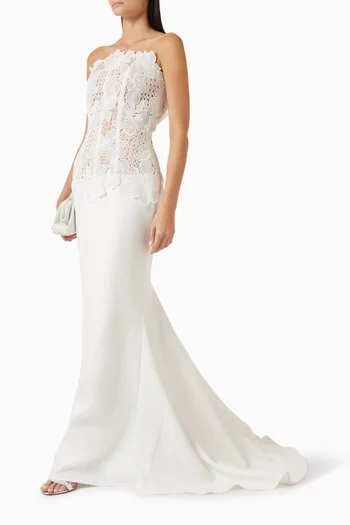 Lace-corset Gown