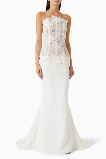 Lace-corset Gown