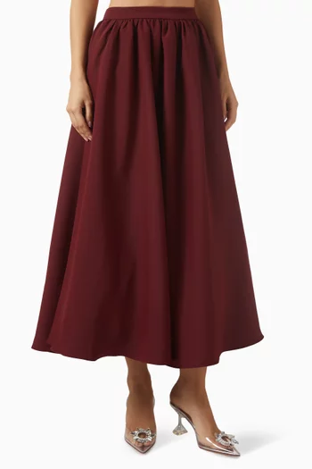 A-line Midi Skirt