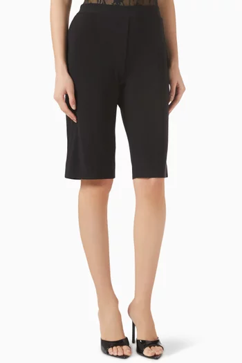 Front Bermuda Shorts in Poly Lycra
