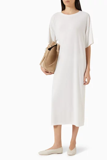 Boxy Midi Dress in Poly Lycra