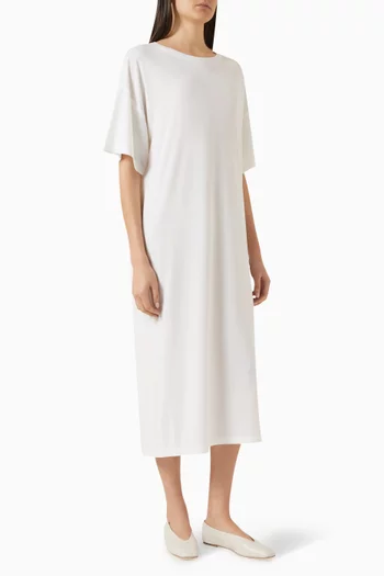 Boxy Midi Dress in Poly Lycra