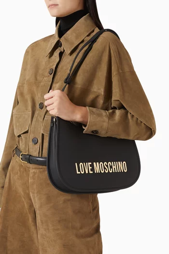 Bold Love Shoulder Bag in Faux Leather