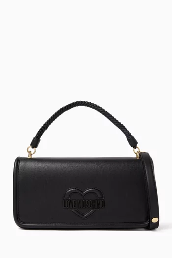 Small Top-handle Bag in Faux Leather