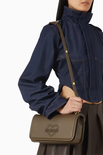 Small Top-handle Bag in Faux Leather