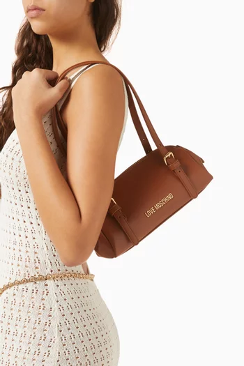 Smart Daily Shoulder Bag in Faux Leather