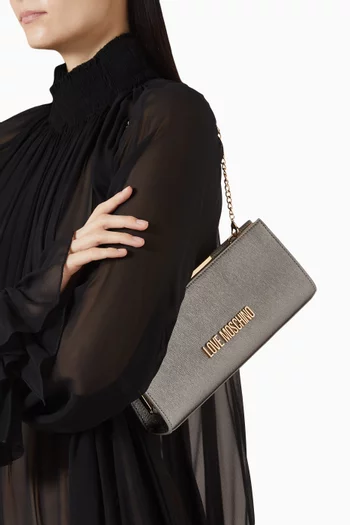 Smart Daily Shoulder Bag in Faux Leather