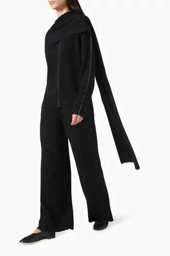 بلوزة بوشاح