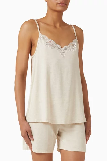 Sleeveless Short Pyjama Set