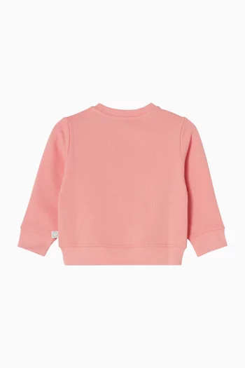 سويت شيرت بطبعة توليب 