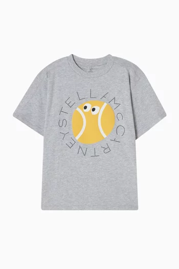 Logo Baseball T-shirt in Cotton