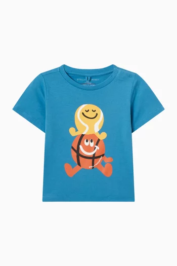 Happy Baseball T-shirt in Cotton